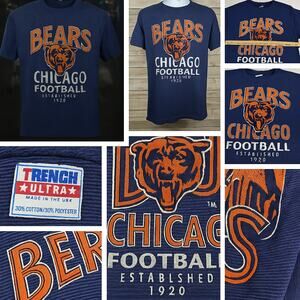 Chicago Bears Football Graphic Tee – Size L – Est. 1920 Design  TRENCH ULTRA